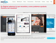 Tablet Screenshot of digitvaldesign.com